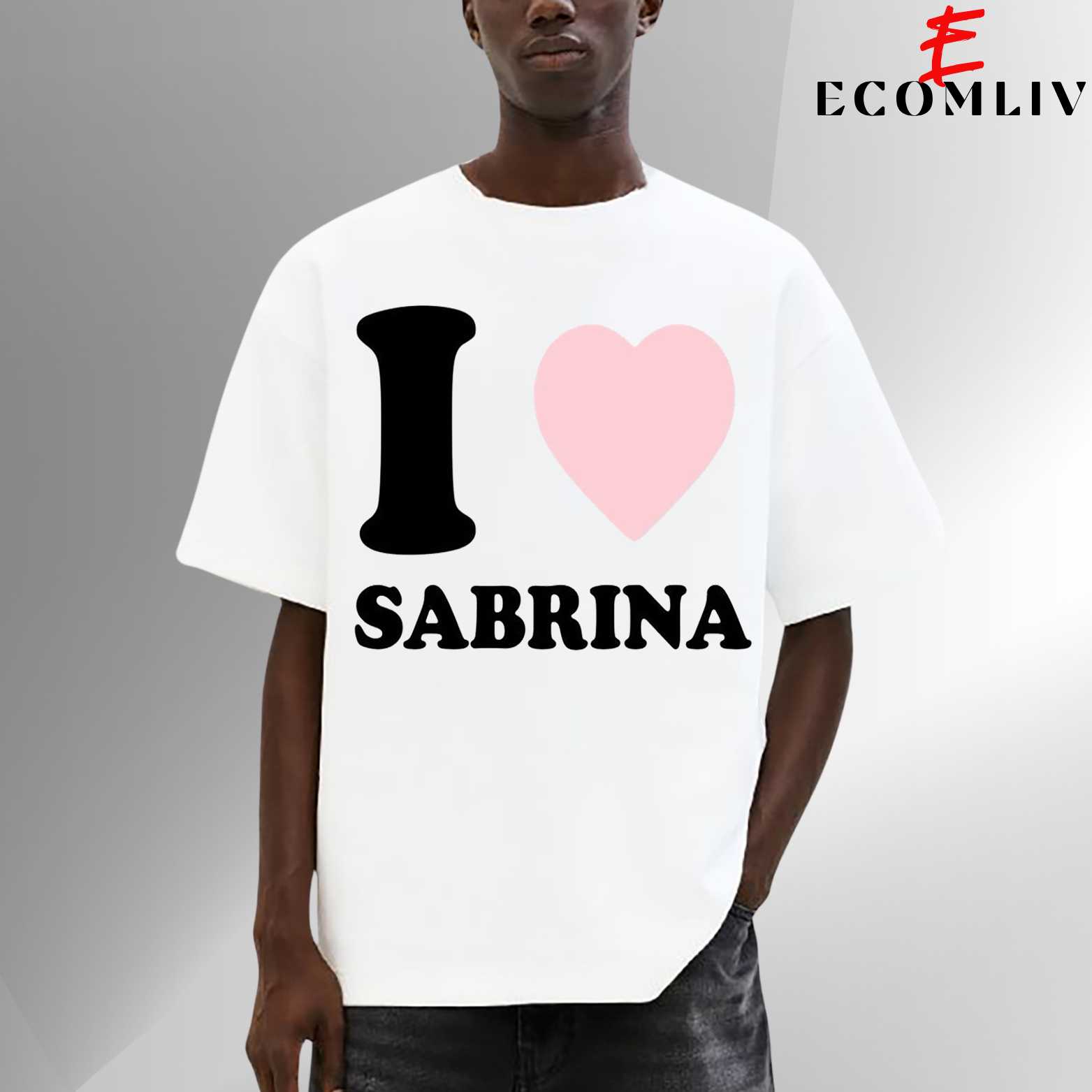 I Love Sabrina Carpenter T-Shirt, Unisex Music Tee